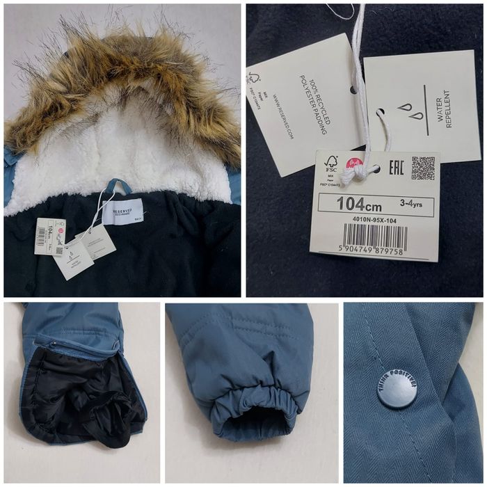 Salopeta iarnă nouă RESERVED ECOAWARE, combinezon zăpadă, Overall schi