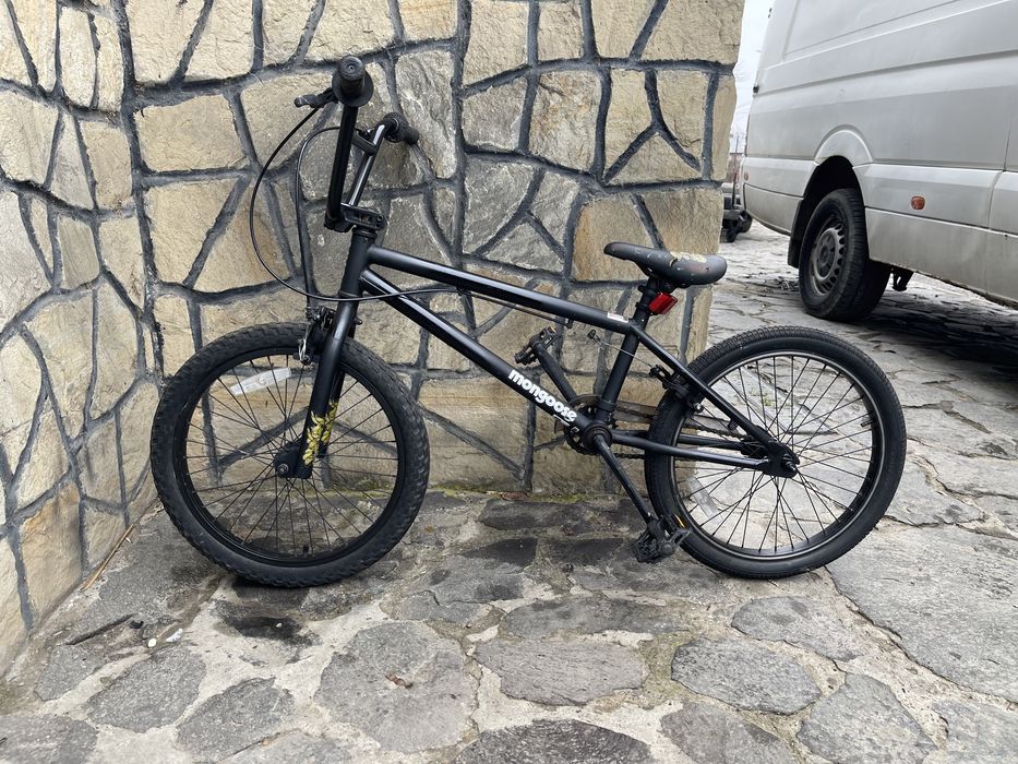 Bicicleta Bmx jumper Mongoose foaie și pinion mic roti 20”