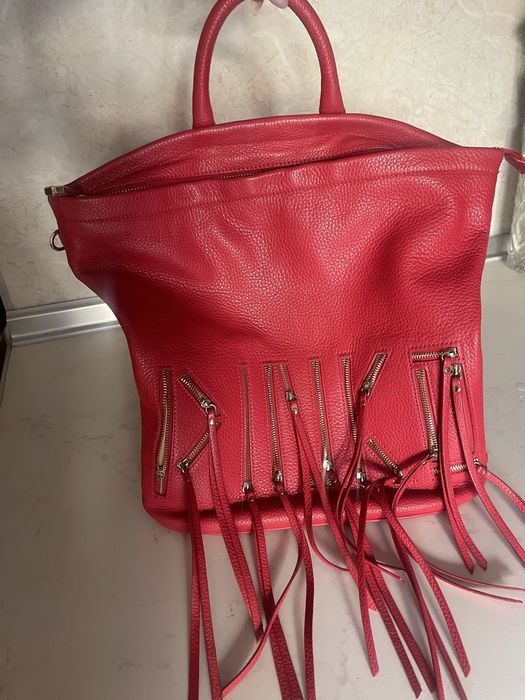 Кожена раница Pinko естествена кожа