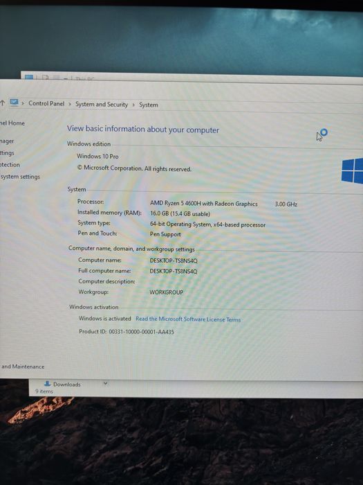 Laptop Lenovo Ideapad gaming 3/Amd ryzen 5 4600H/Nvidia GTX 1650
