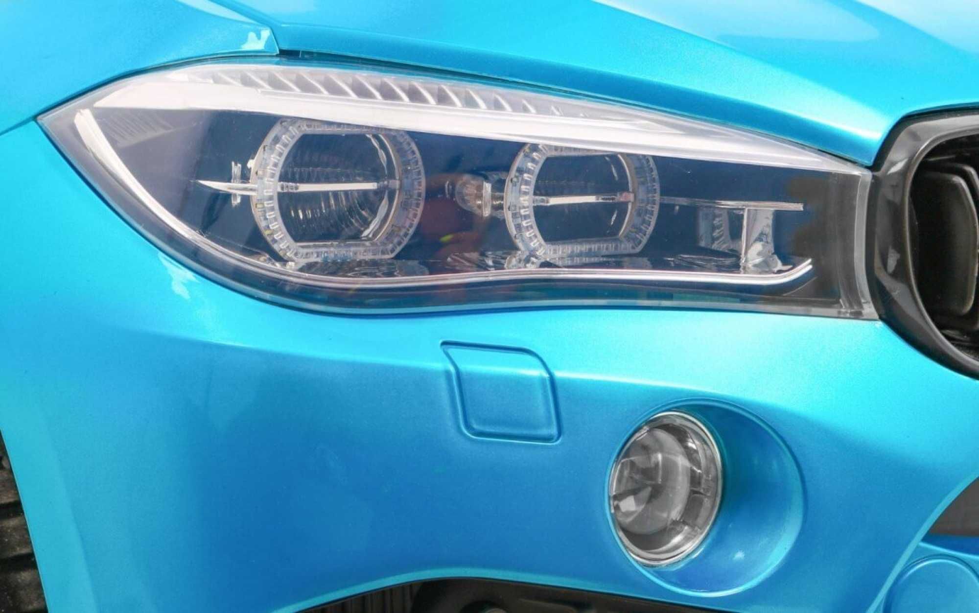 Masinuta electrica copii 2-8 Ani BMW X6M Big 2 loc R.Moi Blu Metalizat