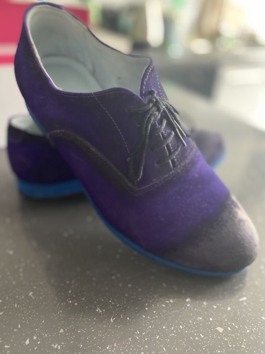 Pantofi Libitz barbati marimea 41 + curea piele mov