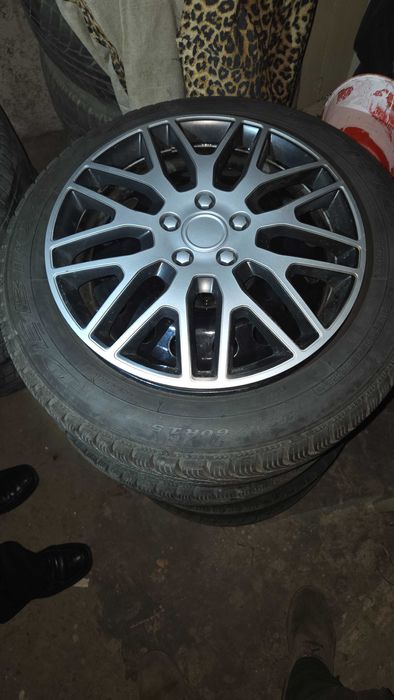 Vând set 4 roți Renault Clio-jante oțel-4x100 -185 60 r15-Debica iarnă