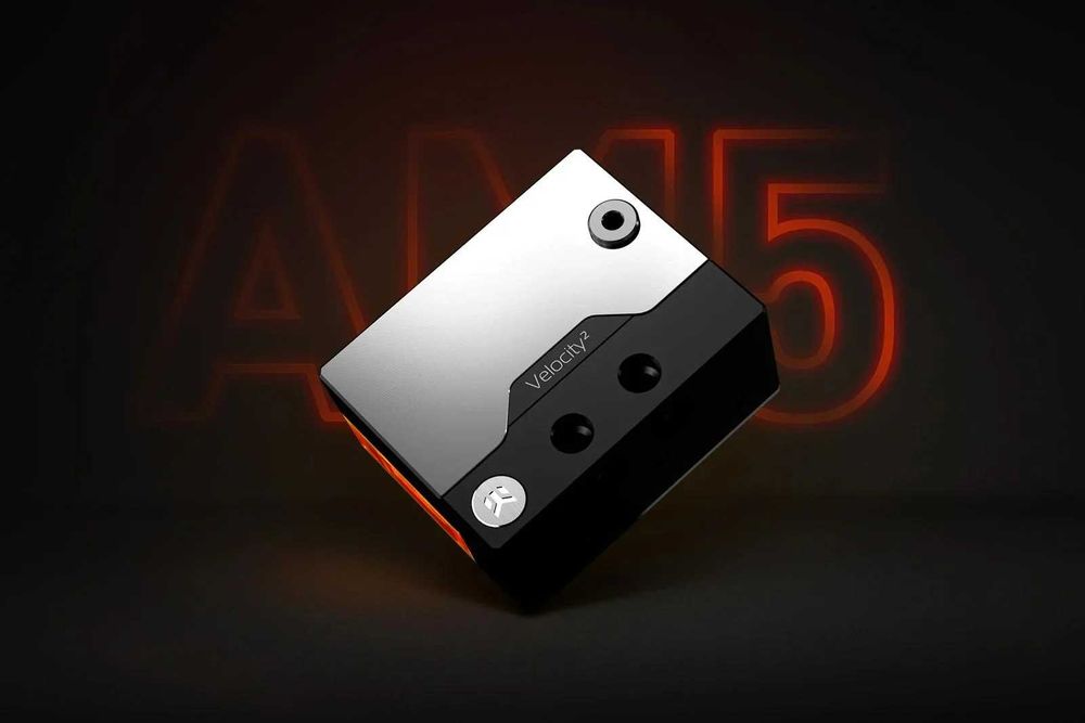 EK-Quantum Velocity 2 DDC 4.2 PWM D-RGB - AM5 Nickel + Plexi
