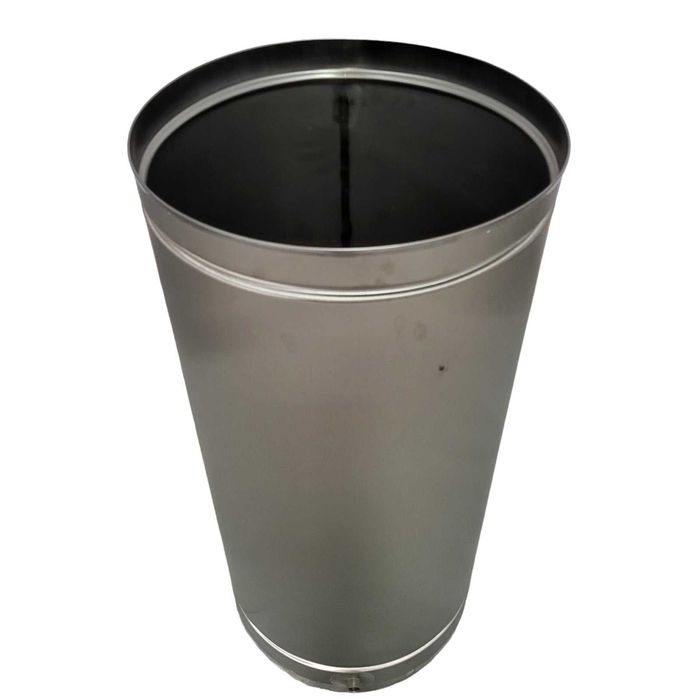Butoi inox cu capac flotant penumatic cu canea/robinet inox 180 litri