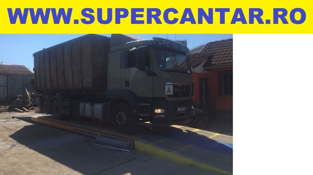 Cantar Auto Depozit 30t-40t-60t 6-7-8m Superslim Superelocabil