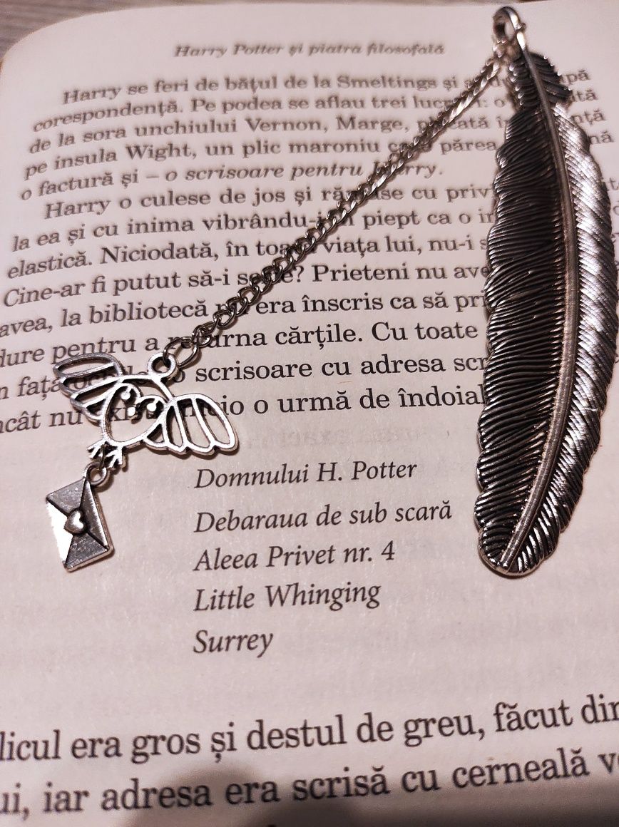 Semn de carte Harry Potter / bookmark handmade