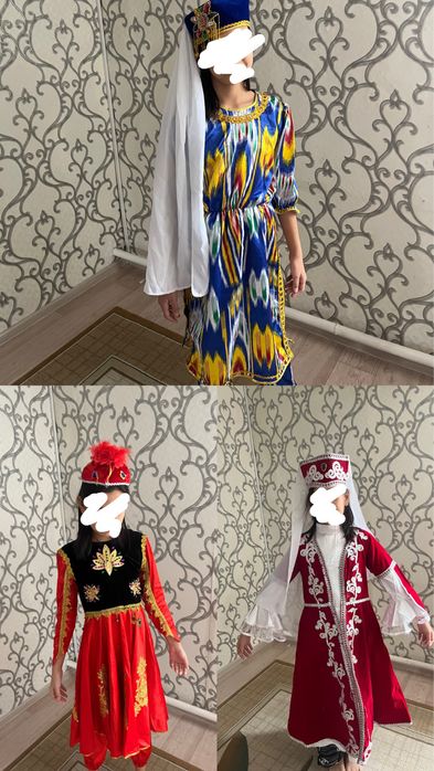 национальные костюмы, ұлттық киімдер