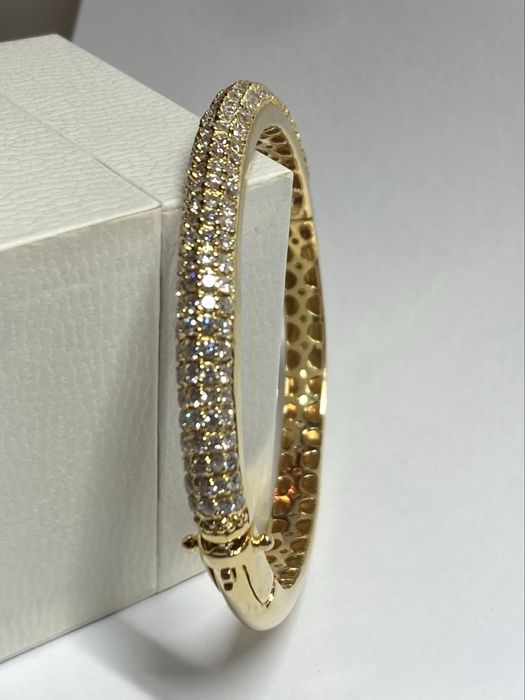 Bratara aur 18kt.diamante 3.30 ct