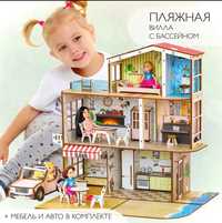 Кукольный домик с кафе и автомобилем Алматы