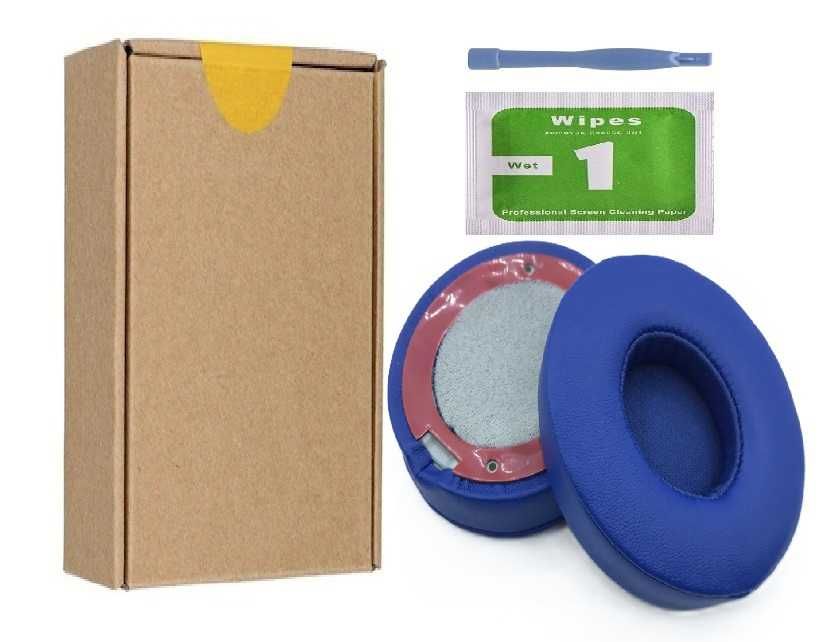 Set 2 bureti pentru casti Beats Solo 3 / 2 On-Ear, Spuma cu memorie