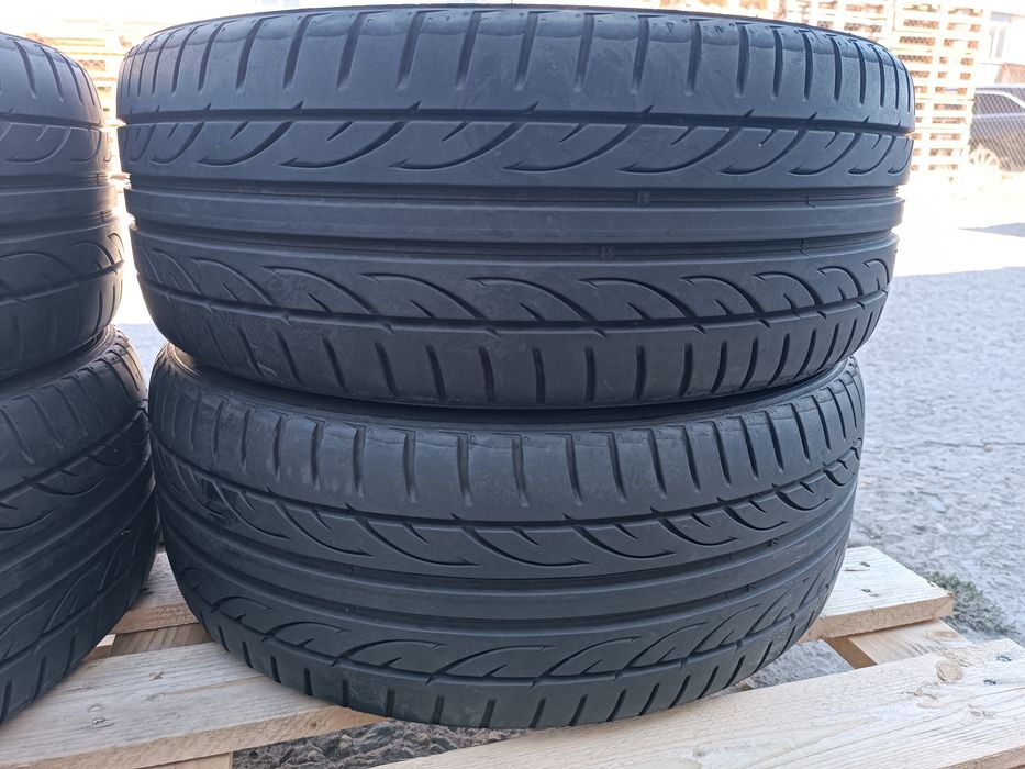 Лети джанти 17ки 5х100 Oxxo + летни гуми 205/40/17 Hankook