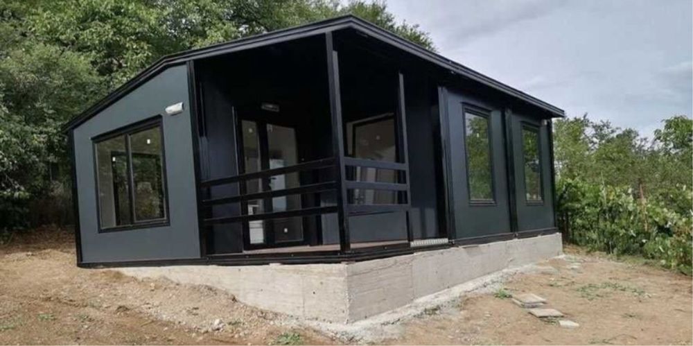 Vindem si producem la comanda case modulare pe structura metalica