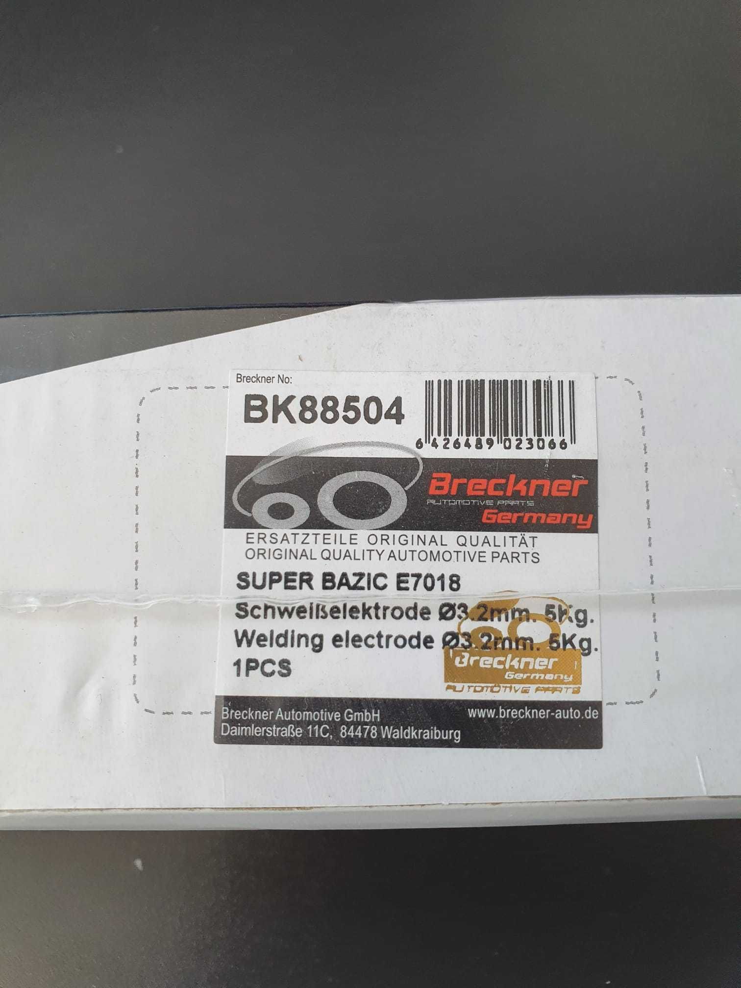 Electrozi sudura Breckner Super Bazic E7018 3.2 mm si 2.5 mm la 5kg