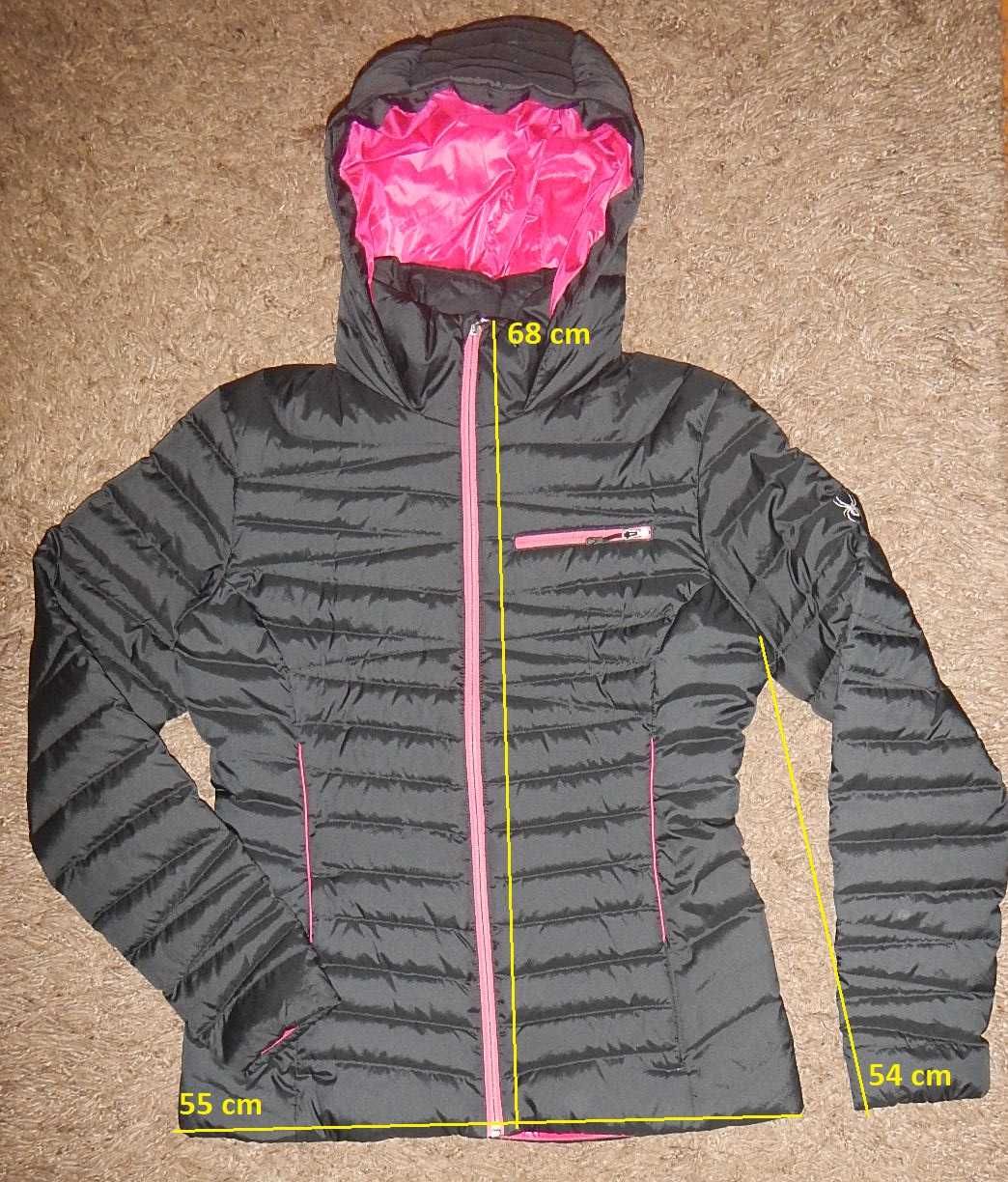 Geaca de puf Spyder Timeless Hoody 700 cu sac de compresie. M-Women.