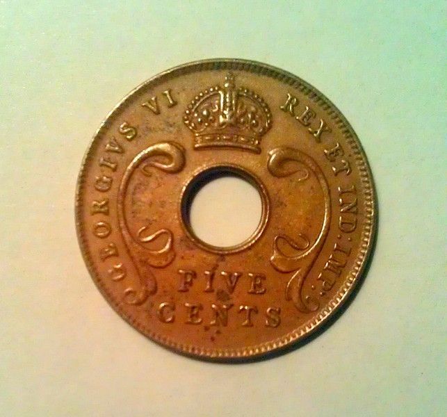 продам " 5 five cents" африка 1943 года