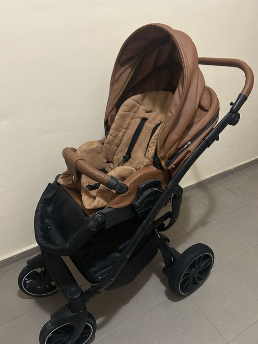 Бебешка количка 3в1 TUTEC кожена