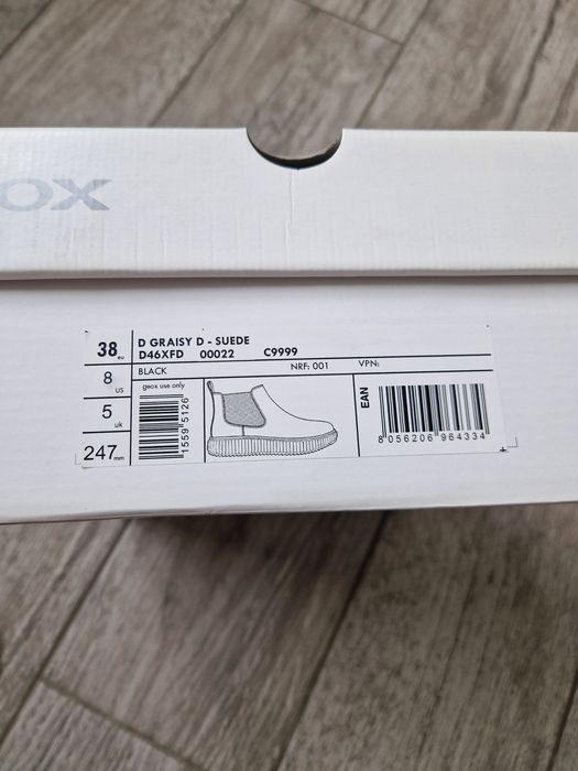 Botine dama Geox Respira noi cu eticheta, măsura 38,