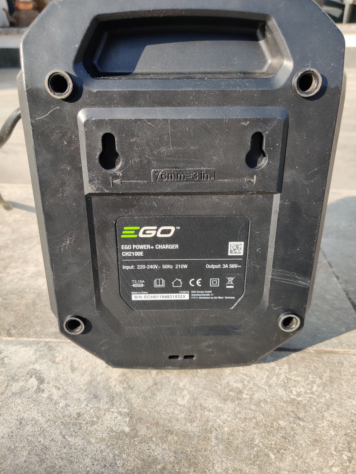Incarcator Ego CH2100E, 56 V  Li-ion