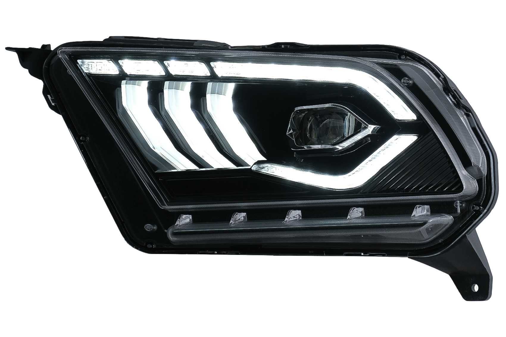 Faruri Full LED Ford Mustang V (2010-2014) cu Semnal Dinamic