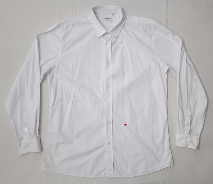 Moschino Long Sleeve оригинална риза XL памучна дълъг ръкав