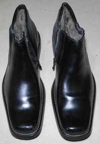 Ботинки меховые кожаные Shenwa 44 размер