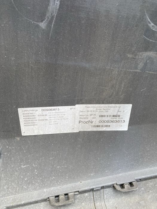 Оригинална задна броня AMG за Mercedes S Class W222 Facelift