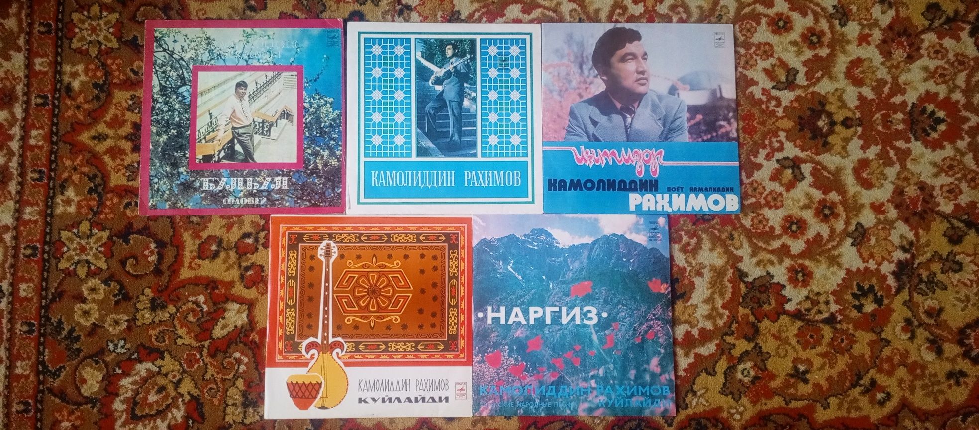 Узбекские и средно азиятские исполнители пластинки