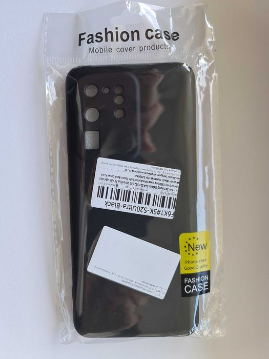 Husa Samsung Galaxy S20 Ultra silicon, neagra, sigilat