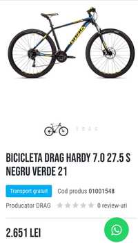 Bicicleta Drag Hardy , ca nouă