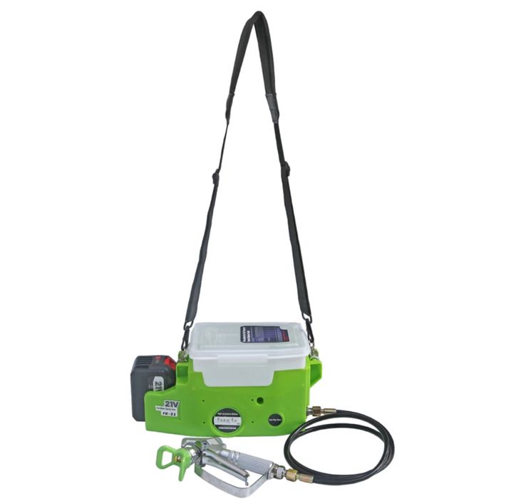 Акумулаторна машина за безвъздушно боядисване 500 W - 1,1 лит./ мин  !