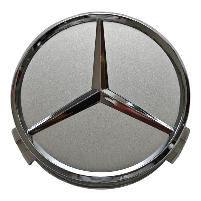 75мм Капачки за джанти за Мерцедес Mercedes-Benz - СВЕТЛО СИВИ