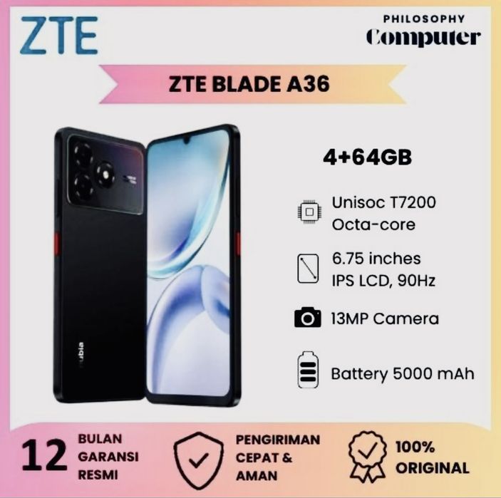ZTE Blade A36 black Z2472