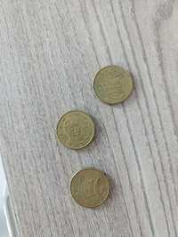 Monede de 10 euro centi din 2002 și 2006