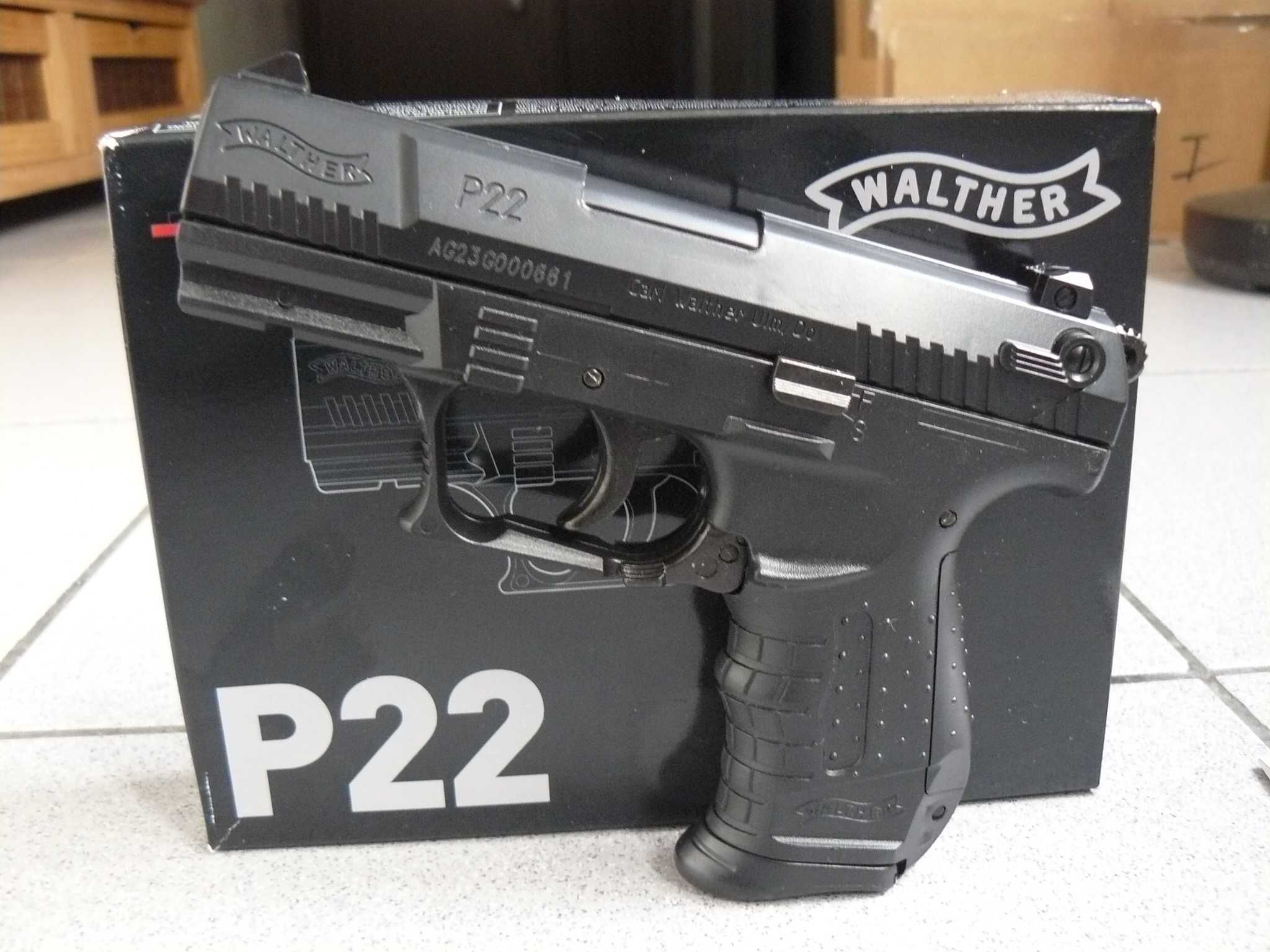 Pistol Airsoft WALTHER P22 Mecanism Pe Arc/Spring,Nou,Produs de Umarex