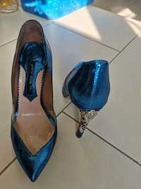 Pantofi dama cu toc Mihai Albu handmade Mărimea 37