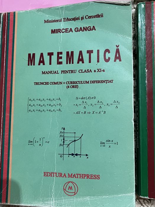 Culegeri matematica m1 mircea ganga, politehnica