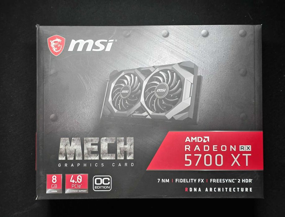 AMD MSI Radeon RX 5700 XT MECH OC 8 GB