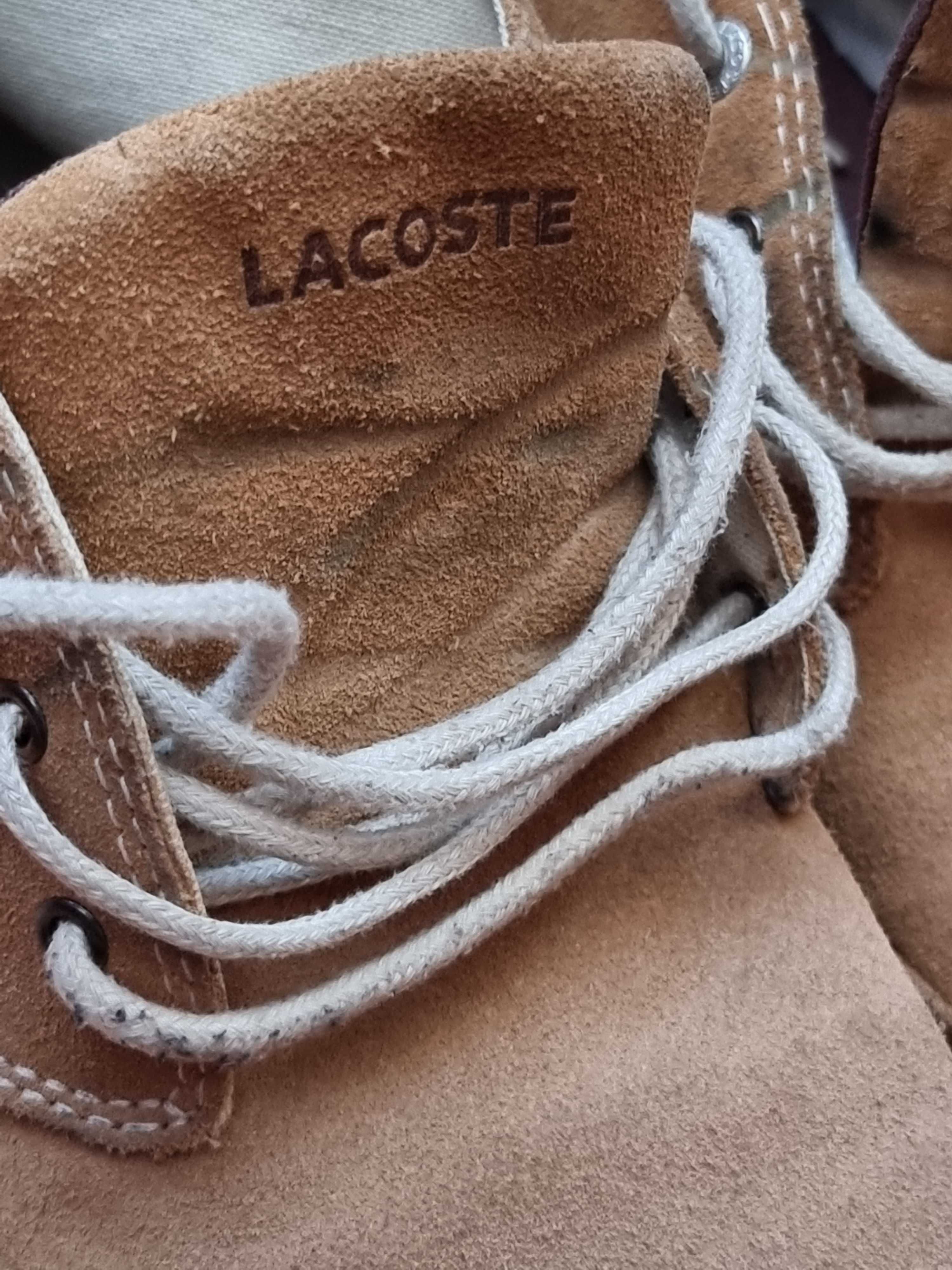 LACOSTE de piele - pantofi Chukka Boots