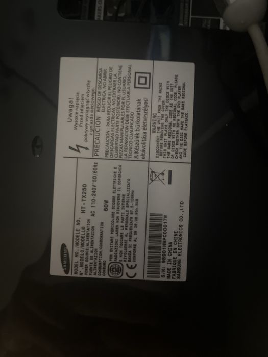 Home cinema Samsung HT TX250