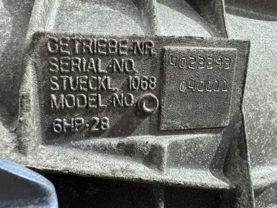 Автоматична скоростна кутия 6hp28 ZF от bmw M57 3d 235к.с