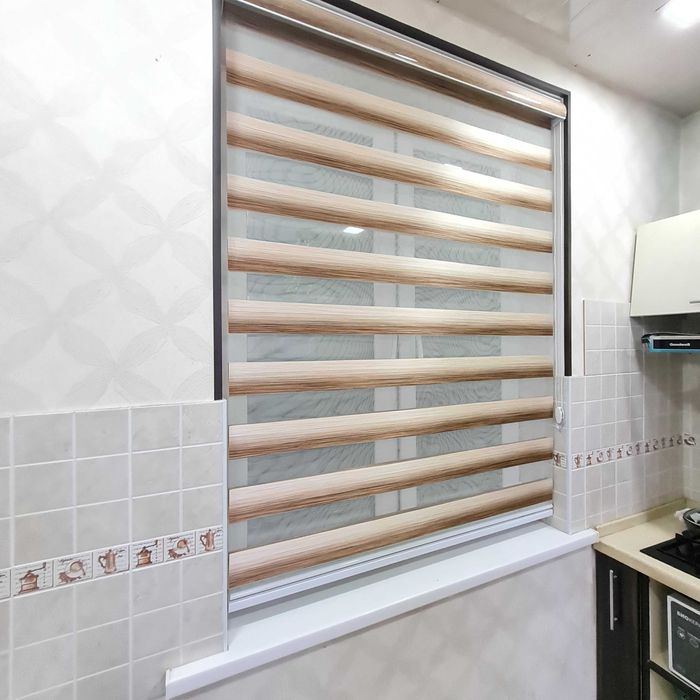 Жалюзи комбо | Jalyuzi | Жалюзи на окна.  Jk109