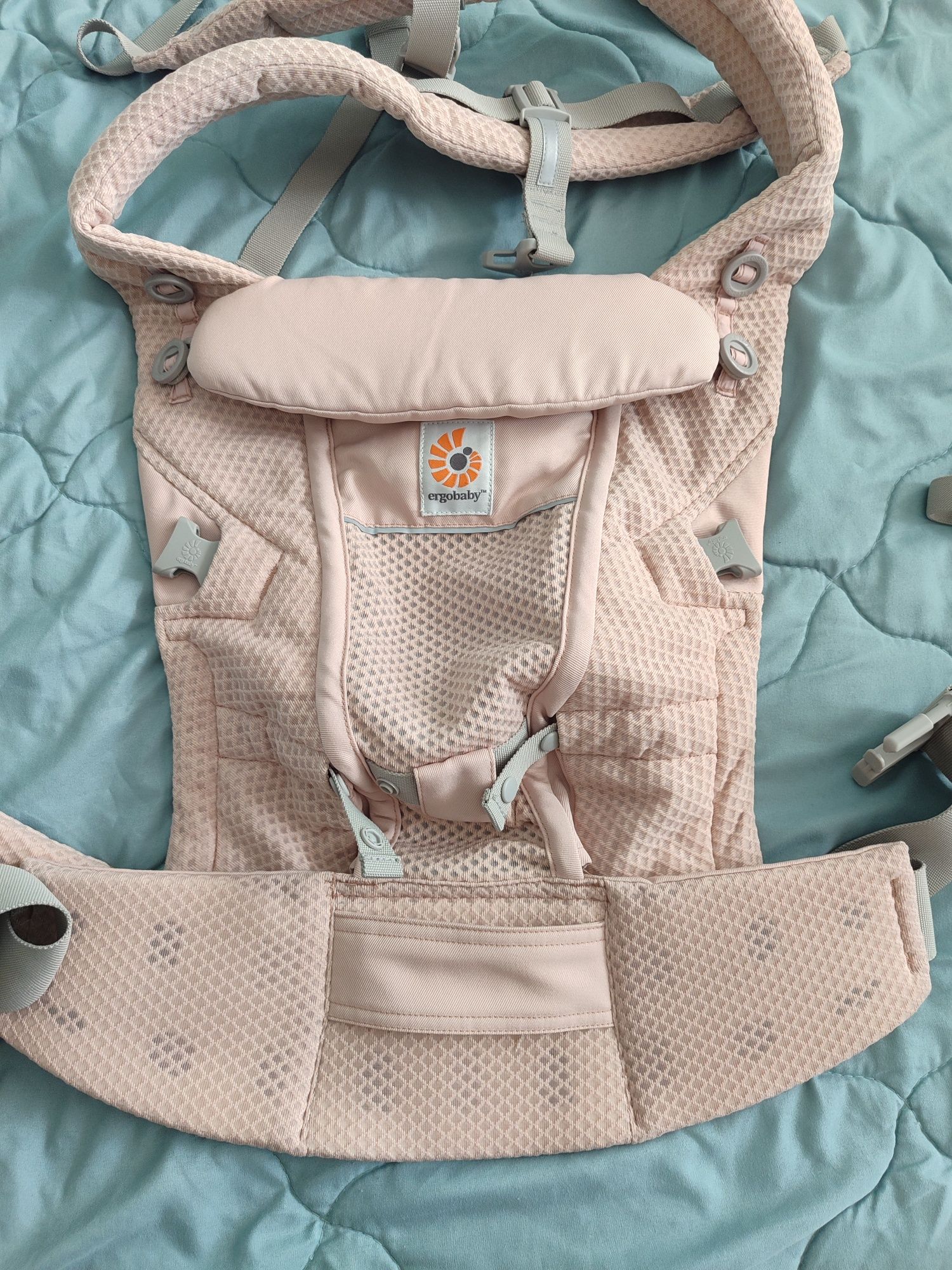 Ергономична раница Ergobaby Adapt - Soft Flex Mesh, Pink Quartz