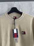 Tommy Jeans tricou cu logo mic bej marimea XS nou original