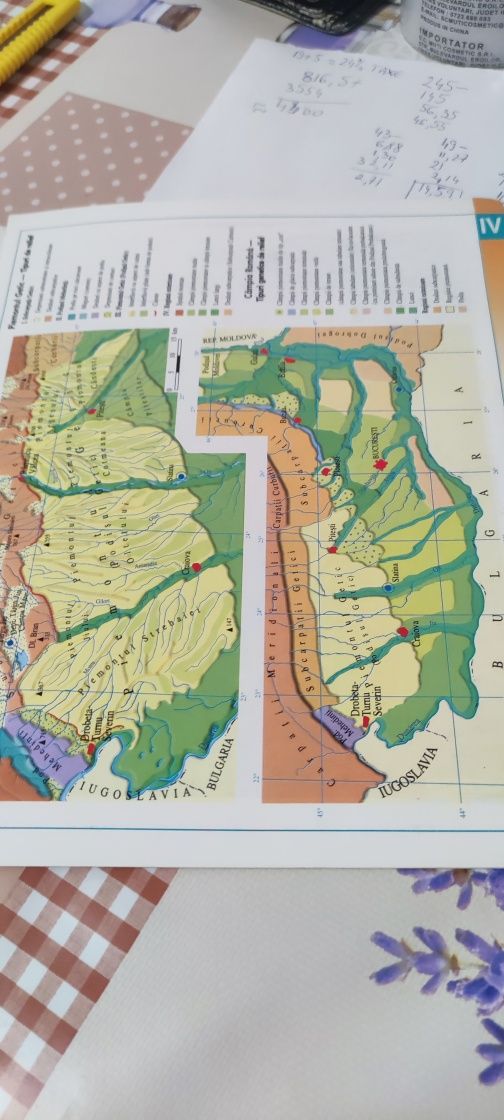 Atlas Geografic Scolar, an 2002, ed Corint, Oct Mandrut, stare buna