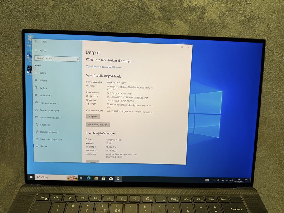 Laptop Dell Xps 9510 i9 gen 11 Amanet SZ Non Stop