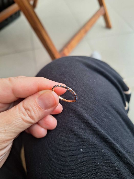 Пръстен Sefira злато и сапфири