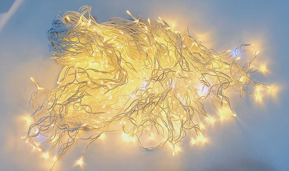 Instalatie Turturi FLASH REAL 23.5m FIR GROS 4 culori interconectabile