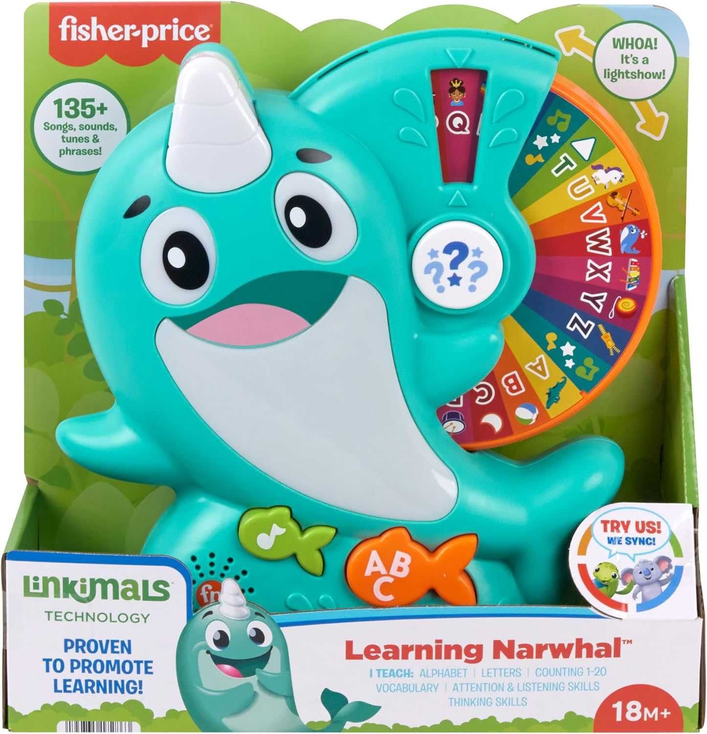 Интерактивна играчка Въртящо колело светеща рибка Fisher Price
