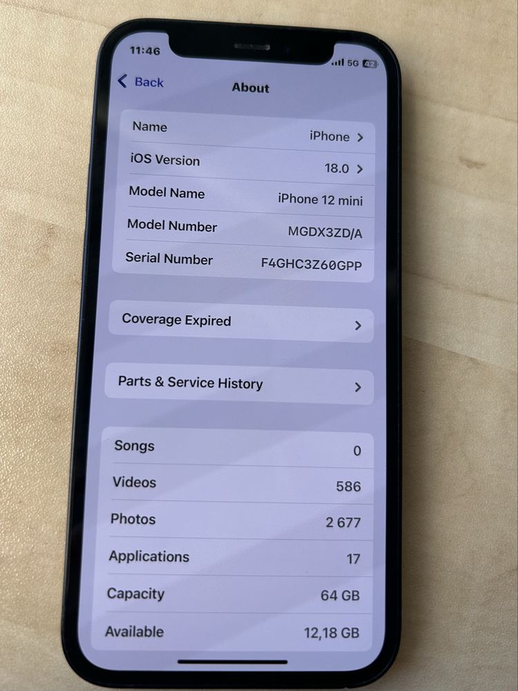 Iphone 12 mini 64GB